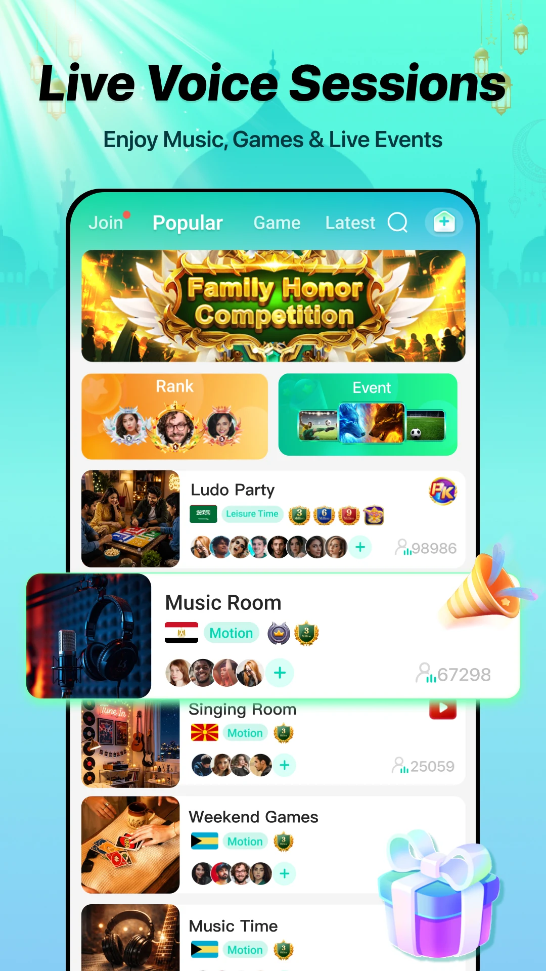 Tada - Voice Chat Rooms screenshot