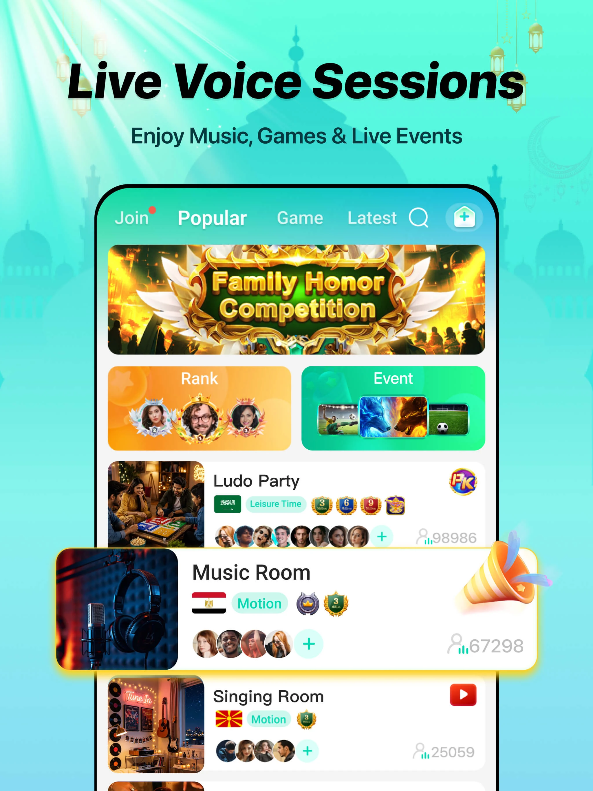 Tada - Voice Chat Rooms screenshot
